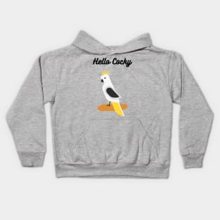 Hello Cocky Cockatoo Australian Kids Hoodie